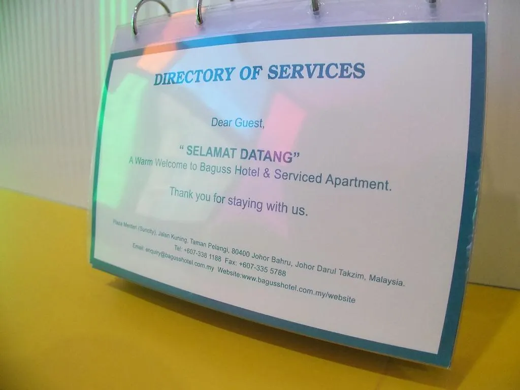 Baguss Hotel And Serviced Apartment Johor Bahru
